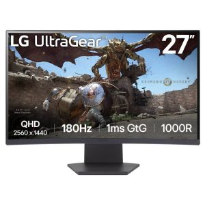 Monitor Curvo LG UltraGear 27GS60QC-B VA 27" QHD 180Hz 1ms