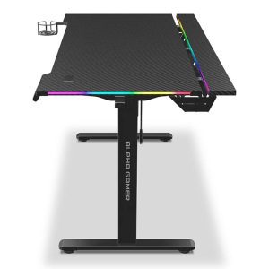 Secretaria Gaming Alpha Gamer Zorya RGB Black Ajuste Altura