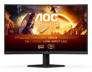 Monitor Curvo AOC Gaming C27G4ZXED 27" FHD 280Hz 1ms