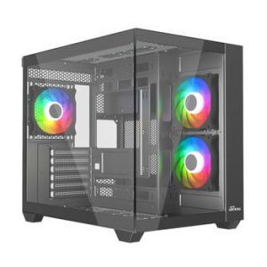 CAIXA MATX SLAYER RX46 CRYSTAL 3XFAN ARGB