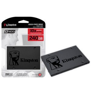 SSD 2.5P KINGSTON A400 240GB, SATA3, ATé 500/350MBPS, TLC