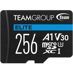 Cartão Team Group Elite MicroSDXC A1 UHS-I U3 V30 256GB