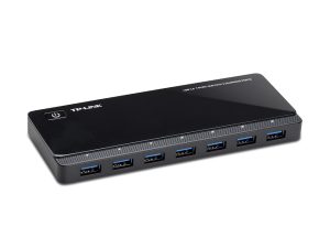 HUB 7P USB3 ALIMENTADO TP-LINK UH720 + 2 PORTAS USB P/ALIM